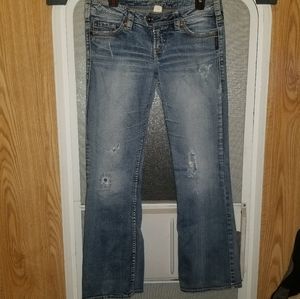 Silver Bootcut Jeans | Blue